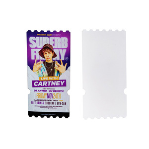 Billets <span class=keywords><strong>de</strong></span> <span class=keywords><strong>concert</strong></span> vierges en plastique PET durable <span class=keywords><strong>de</strong></span> 0,35 mm, les plus vendus, pour sublimation par presse à chaud avec impression UV/par transfert thermique - Product Image 5
