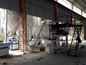 Nouveau design 1-8 t/h machine à mortier sec mélangeur de poudre de ciment équipement de mélange de mastic mural machine adhésive pour carreaux de céramique - Product Image 6