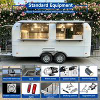 Remorque de camion de cuisine mobile remorquable, remorque alimentaire pour hot-dogs et burgers, camion de cuisine commercial pour pizzas et tacos avec cuisine complète, Royaume-Uni
