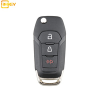 3 düğmeler 315Mhz N5F-A08TAA için akıllı araba anahtarı Ford F150 F250 F350 Fob uzaktan anahtar kapak katlanır bıçak