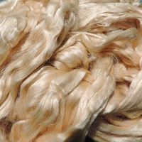 Fibre de protéine de soja à finition hydrophile blanchie de haute qualité 1,5d x 38mm