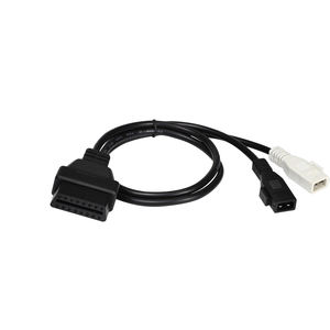 Benutzer definierte 16Pin Buchse zu Auto 2Pin * 2 Test OBD2 J1962 Kabel für die Automobil diagnose - Product Image 5