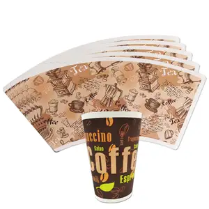 कागज कप कच्चा माल गर्म पेय कागज कप प्रशंसक कच्चे माल पे 250 जीएसएम लकड़ी लुगदी
