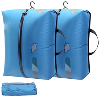 Sac de compression hermétique à fermeture éclair avec fenêtre visible, en TPU résistant à l'usure, pour le camping, les bagages, les couvertures, les édredons et les vêtements