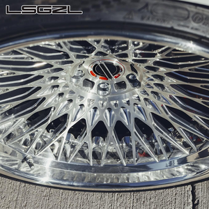 Set di 2/3 Cerchi Forgiati Lucidati per Auto da Corsa con Labbro Graduato 5*114.3 5*120 19 20 21 22 24 26 Pollici per Ferrari 458 990, Classe G, Maclaren <span class=keywords><strong>SV</strong></span> - Product Image 5