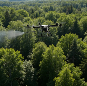 Drone de lavage pour nettoyage de bâtiments de grande hauteur, matériau de qualité <span class=keywords><strong>militaire</strong></span>, structure haute résistance, équipement de nettoyage aérien - Product Image 1