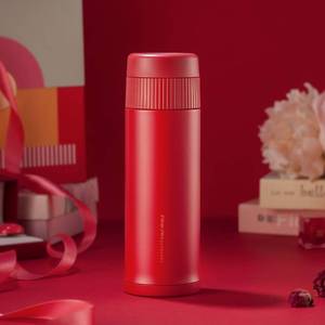 PINKAH 13 oz Stainless Steel Insulated Tea <strong>Infuser</strong> Flask Thermos <strong>Mug</strong> with Removable Strainer Flask Shape for Loose Water Tea - Product Image 2