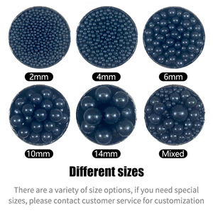 Hot bán ăn được màu đen ngọc trai đường hạt bóng <span class=keywords><strong>fondant</strong></span> DIY sprinkles cho bánh trang trí - Product Image 6