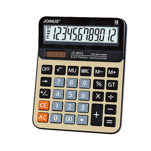 Calculadora electrónica de 12 dígitos con energía solar Joinus Js-8822 para contabilidad y finanzas - Product Image 5
