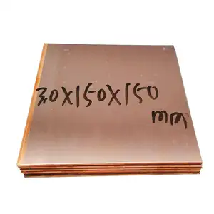 C12200 Plate Sheet Pure Copper Sheet For Red Cooper Sheet/Plate Cheapest Copper China Copper Alloy Bronze Wholesale Price 99.90%