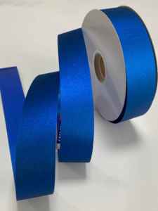 Cinta de satén con purpurina de polvo brillante de 33 mm de ancho, sólido holográfico de lujo, 50 yardas por rollo para regalos de decoración de festivales - Product Image 3