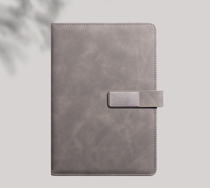 IStapromo Gifts Custom Logo School & Business Notebook Set Wired Glue Bound PU Leather Cover <b>Notepad</b> Gift for Students - Product Image 6