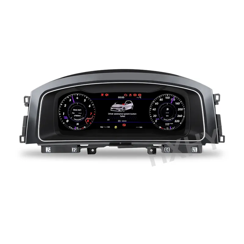 HXHY Panel Speedometer instrumen Cluster Digital mobil asli terbaru untuk VW Golf 7 R Golf7 MK7 GTi Passat B8 CC dasbor LCD