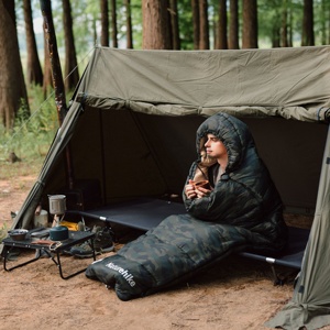 <span class=keywords><strong>Sac</strong></span> <span class=keywords><strong>de</strong></span> <span class=keywords><strong>couchage</strong></span> Naturehike pour le camping en plein air, <span class=keywords><strong>chaud</strong></span>, <span class=keywords><strong>de</strong></span> voyage, en polyester, <span class=keywords><strong>ultra</strong></span> <span class=keywords><strong>compact</strong></span>, avec oreiller - Product Image 2