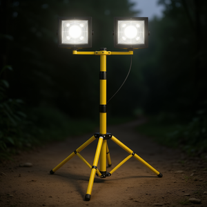 Proiettore LED Tiger 2x30W con Treppiede, Doppia Luce, Illuminazione per Cantieri - Product Image 3