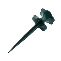 Enrouleur de tuyau d'arrosage vert en plastique pour jardin, avec protection et guidage directionnel, pour l'arrosage des fleurs et l'irrigation