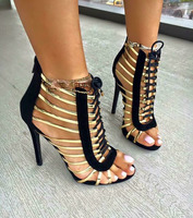 Chaussures de danse latine professionnelles pour femmes, bottes de danse salsa jazz en caoutchouc à talons hauts, en cuir PU et cuir véritable, livraison directe