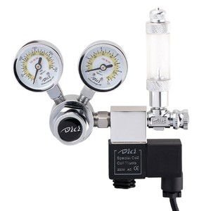 ตัวควบคุมแรงดัน CO2 ยี่ห้อ Ditz แบบสองเกจ 220V AC สำหรับตู้ปลาพรรณไม้น้ำและตู้ปะการัง พร้อมวาล์วระบายแรงดัน - Product Image 2