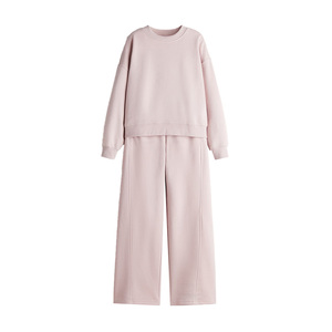 ชุดเสื้อสเวตเชิ้ตและกางเกงของผู้หญิงแบบลำลองใหม่สำหรับใส่สบายๆตลอดทั้งวันทำให้ใส่ได้พอดีทันสมัยและมีแนวโน้มที่น่าดึงดูด - Product Image 1