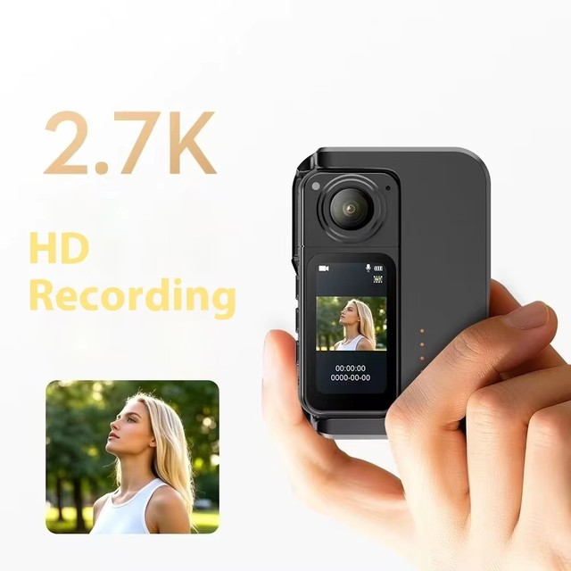 S70 Magnetic Thumb Action Sports Camera 2.7K 1080P WIFI Outdoor Portable Riding Bike&Motorcycle Video Vlog Body Mini Camera