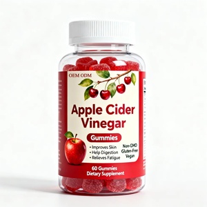 Gomitas de Vinagre de Sidra de Manzana Orgánico OEM, Certificadas Halal, Sin Azúcar, Vitaminas en Gomitas para el Metabolismo y el Bienestar - Product Image 1