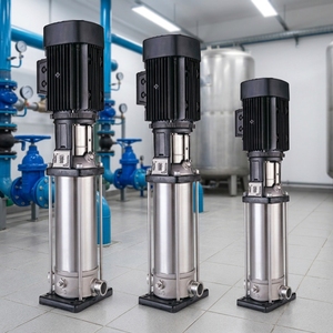 Pompe à eau centrifuge verticale en acier inoxydable de haute qualité pour usage industriel CHL/CHLF - Product Image 4