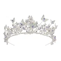 Bohua-accesorios para el cabello de boda para mujer, tiara nupcial hecha a mano, corona, tocado, joyería, SG1419