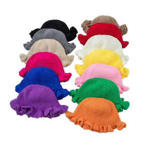 Casquette coupe-vent résistante aux vagues, casquette en tricot de couleur unie simple - Product Image 1