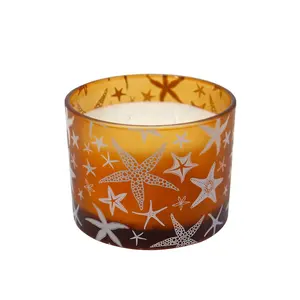 New Arrival Luxury 2-Wick Glass Jar Scented Candle Custom Paraffin Wax Soy Wax Blend Candle For Home Decoration And Holidays