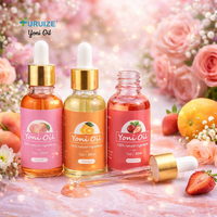 Huile intime à base de plantes Furuize Private Label, parfum fraise, soin intime, huile essentielle, formule hydratante