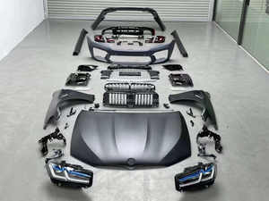 Système de pare-chocs de voiture pour BMW F10 F18 <span class=keywords><strong>520i</strong></span> 530i 525i 540i 535i 528i 545i 550i mise à niveau <span class=keywords><strong>2022</strong></span> G30 M5 kit de carrosserie phares capot - Product Image 2