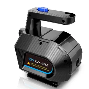 공기 압축기 타이어 팽창기 펌프 12 볼트 휴대용 자동차 디지털 압력 게이지 밝은 비상 손전등