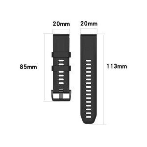 Bracelets en silicone de 20 mm pour <span class=keywords><strong>Garmin</strong></span> Fenix 6 6S 6X Pro 5 Plus Forerunner <span class=keywords><strong>935</strong></span> 945 3 HR, libération rapide, <span class=keywords><strong>bracelet</strong></span> de montre facile à poser - Product Image 2