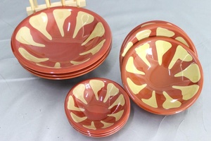 Juego de Tazones Redondos de Melamina Estilo Árabe, Diseño Personalizado, Juego de Tazones para Mezclar de Varios Tamaños, Tazones Apilables Antideslizantes - Product Image 6