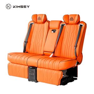 Asiento de coche Vip de lujo de cuero de <span class=keywords><strong>colores</strong></span> de alta calidad para Van, asiento trasero de coche de lujo, sofá de Reacondicionamiento para Volkswagen Multivan Caravelle - Product Image 4