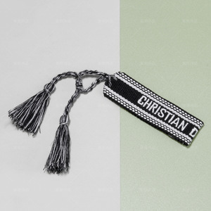 Braccialetto intrecciato dell'amicizia della nappa del cinturino da polso ricamato della boemia bracciale intrecciato regolabile cristiano da donna con lettere Boho - Product Image 6