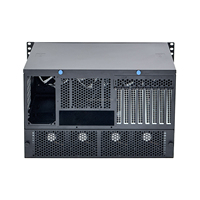 Boîtier de serveur de stockage en acier 6U à montage en rack, 12 baies, avec planche arrière SAS SATA remplaçable à chaud, compatible E-ATX, prise en charge optimisée des doubles alimentations