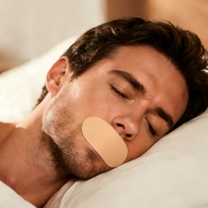Komfortable Anti-Schnarch-Mundklebebänder Atmungsaktive Schlafstreifen für Mundatmung Stoppen Sie Schnarchen Verhindern Sie Trockenen Mund Erwachsene - Product Image 1
