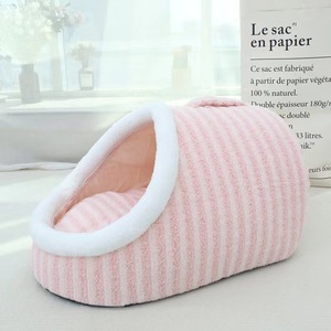 Cama semicerrada para gatos, casa para mascotas para perros pequeños y medianos - Product Image 4