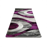 Adiva Teppich-Schnitzmaschine, Polypropylen-Teppich, Fleckresistent, Hochflorig, Abstrakter Jacquard-Gewebter Teppich