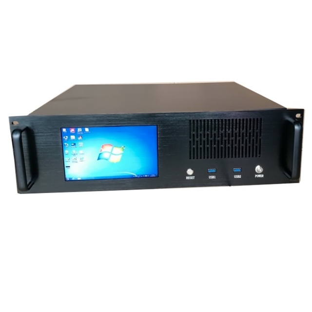 Loosyin 3U 7-Inch ATX Rackmount Server Chassis Industrial Control Computer Case Zinc Plated Steel 12-Month Warranty Stock