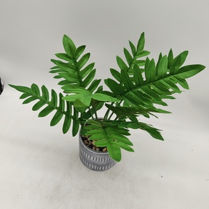 Ensemble de fleurs d'<span class=keywords><strong>orchidée</strong></span> artificielles en céramique émaillée de conception européenne en gros pour la maison, le centre commercial, le jardin, utilisation au sol, emballé en carton - Product Image 2