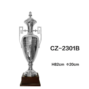3 फीट बड़ी सिल्वर गोल्ड प्लेटेड ट्रॉफी फुटबॉल ट्रॉफी कप स्मृति चिन्ह - Product Image 5