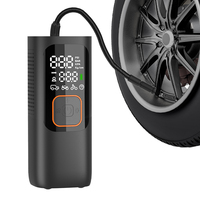 Newo 2022 pompe électrique voiture Portable Rechargeable voiture compresseur d'air pompe gonfleur de pneu numérique 12V sortie USB 5V/2A 3-4 heures