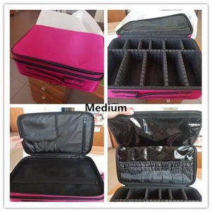 Free Sample Accept Custom LOGO Portable Fashion Cosmetic Bag Makeup <b>Case</b> <b>Make</b> <b>Up</b> large capacity Travel Bag - Product Image 3
