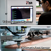 Router CNC HSR Nesting ATC con DSP PLC y Motor Yaskawa de Japón para Corte y Grabado Automático de Paneles de Muebles de Alta Rigidez