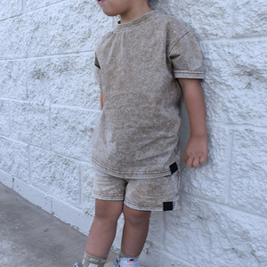 Organic Cotton Kids Shorts Set Custom <strong>Boys</strong> Clothing Sets Vintage <strong>Boy's</strong> Shirts and Shorts Set Summer Sustainable Kids Clothing - Product Image 2