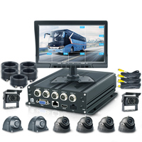 512 Go de capacité de stockage à double emplacement 8CH SD DVR H.264 Vidéo en temps réel cctv 4ch 4g gps mobile truck ai bus car mdvr Camera System