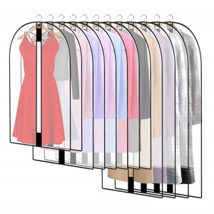 Customizable Travel Garment Bag Zipper Suit & Dress Cover Foldable Wrinkle-Free Clothing Organizer Personalized Suit Storage - Product Image 1