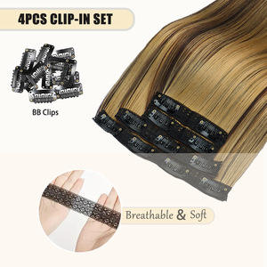 Extensiones <span class=keywords><strong>de</strong></span> Cabello Invisibles y Sin Costuras al por Mayor |   Extensiones <span class=keywords><strong>de</strong></span> Cabello Largas y Lisas con Doble Trama |   Teñible <span class=keywords><strong>de</strong></span> Alta Densidad Sin Cordones - Product Image 4